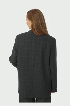 Discount Neo Noir Gaby Check Blazer 166932 132