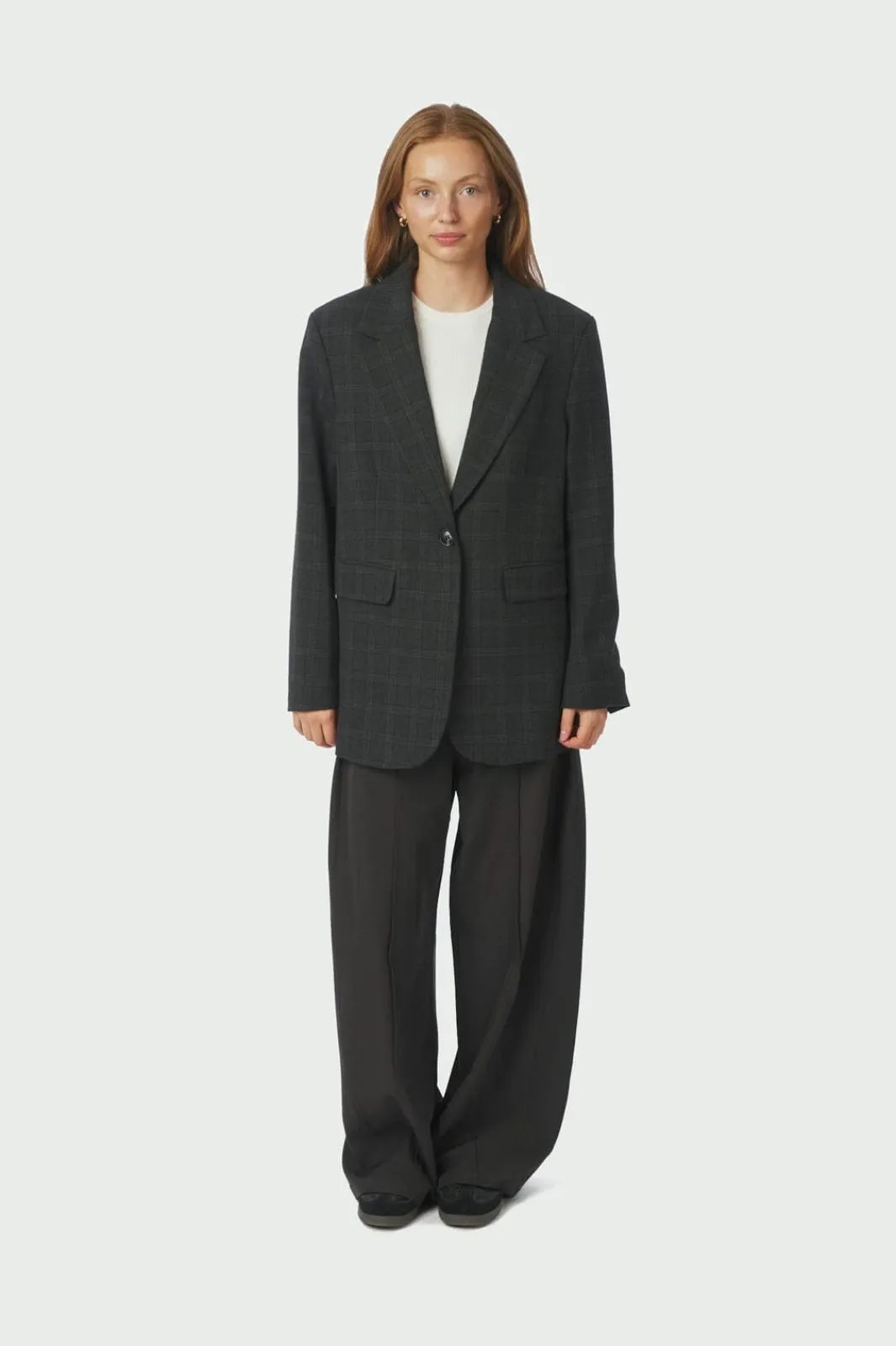 Discount Neo Noir Gaby Check Blazer 166932 132