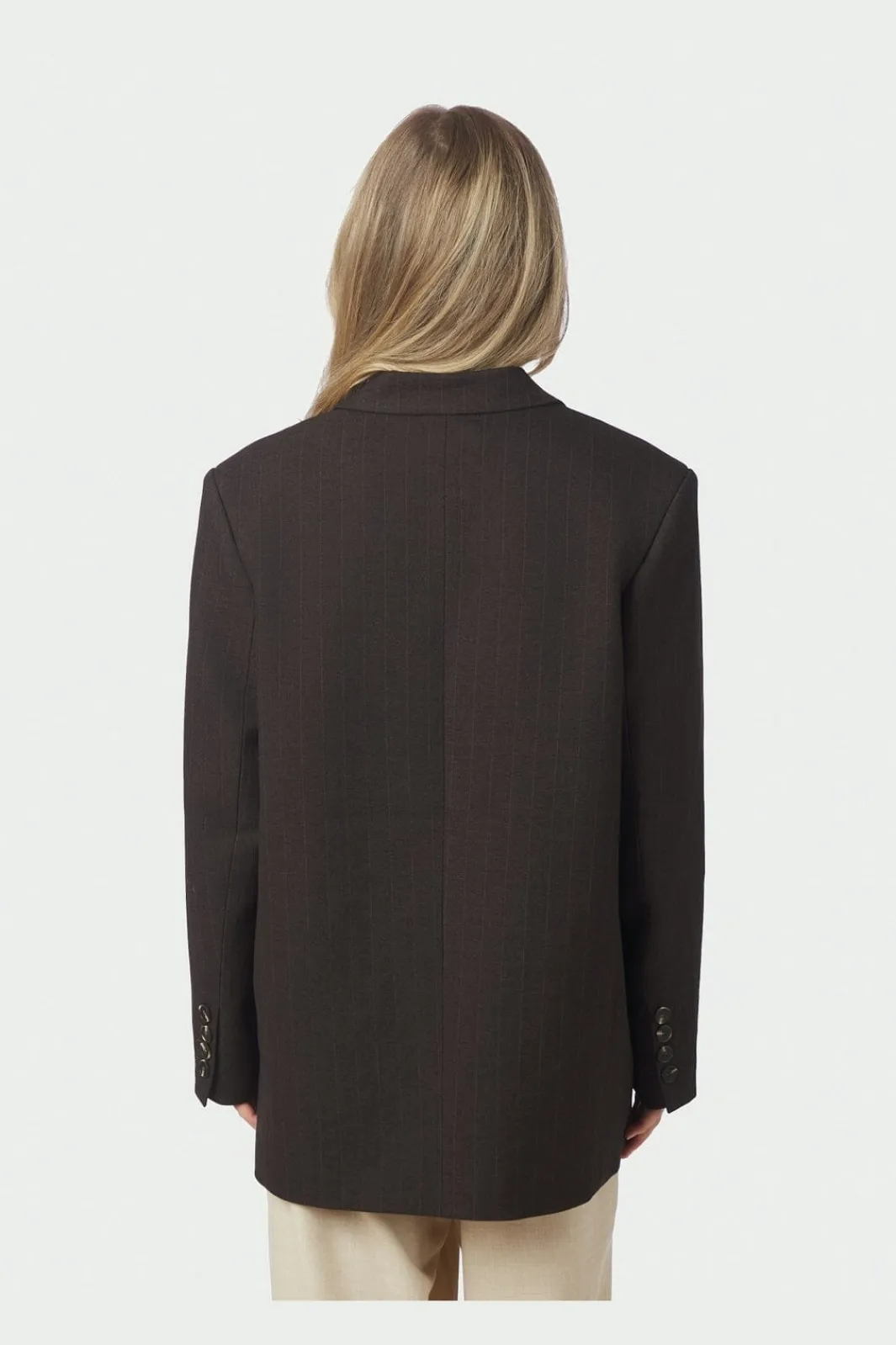 Online Neo Noir Gaby Pinstripe Blazer 168204 676