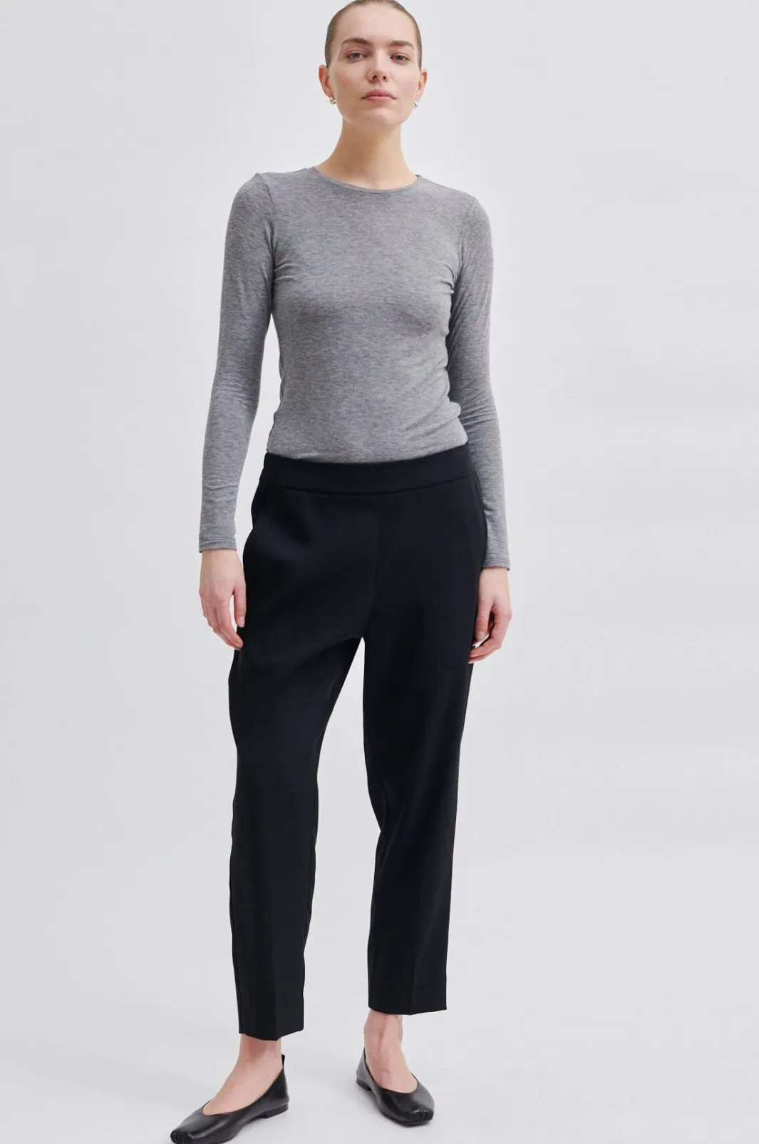 Online Second Female Garbo Trousers 53964 8001 Black