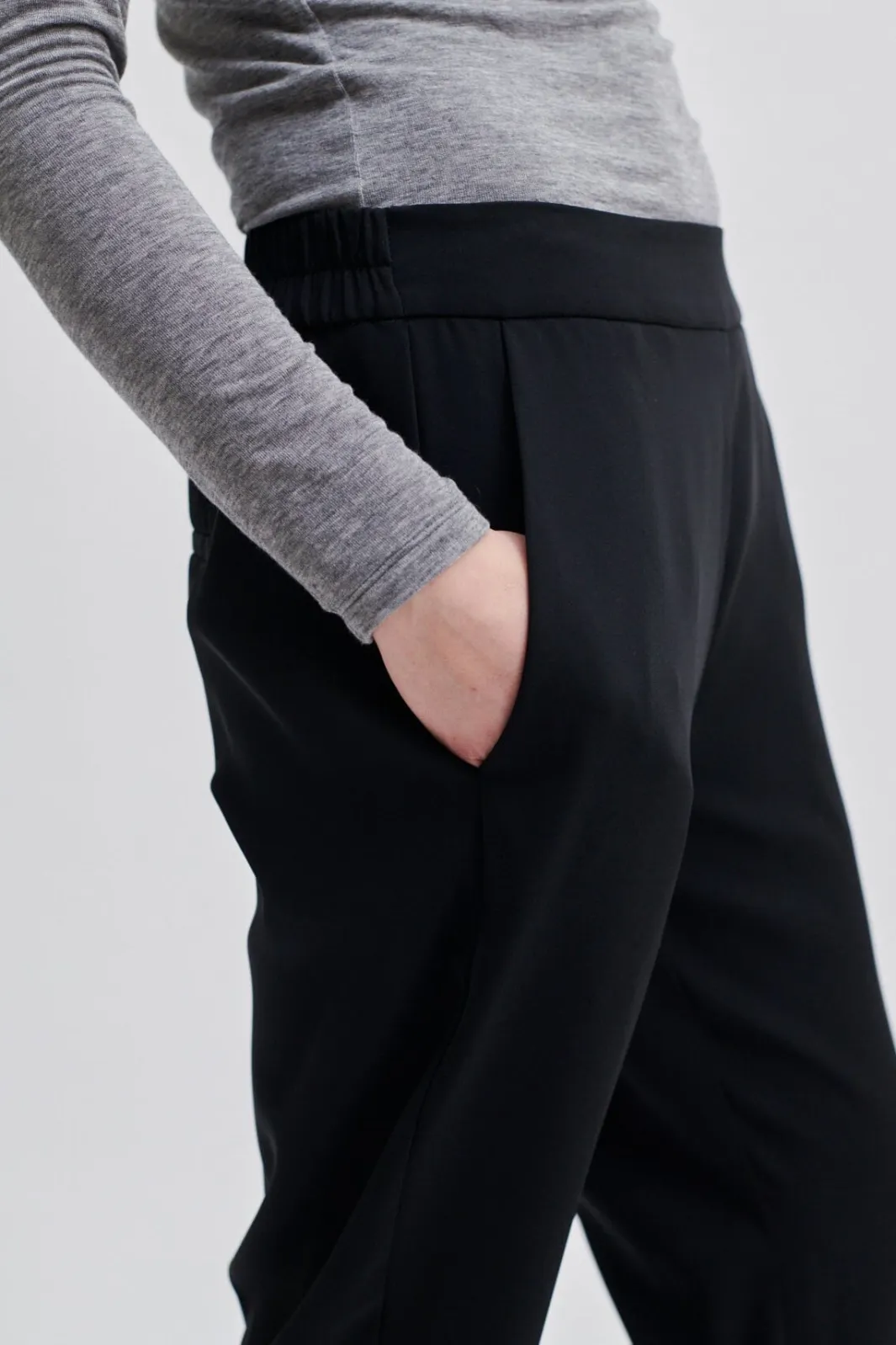 Online Second Female Garbo Trousers 53964 8001 Black