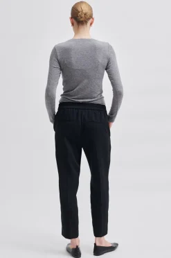 Online Second Female Garbo Trousers 53964 8001 Black