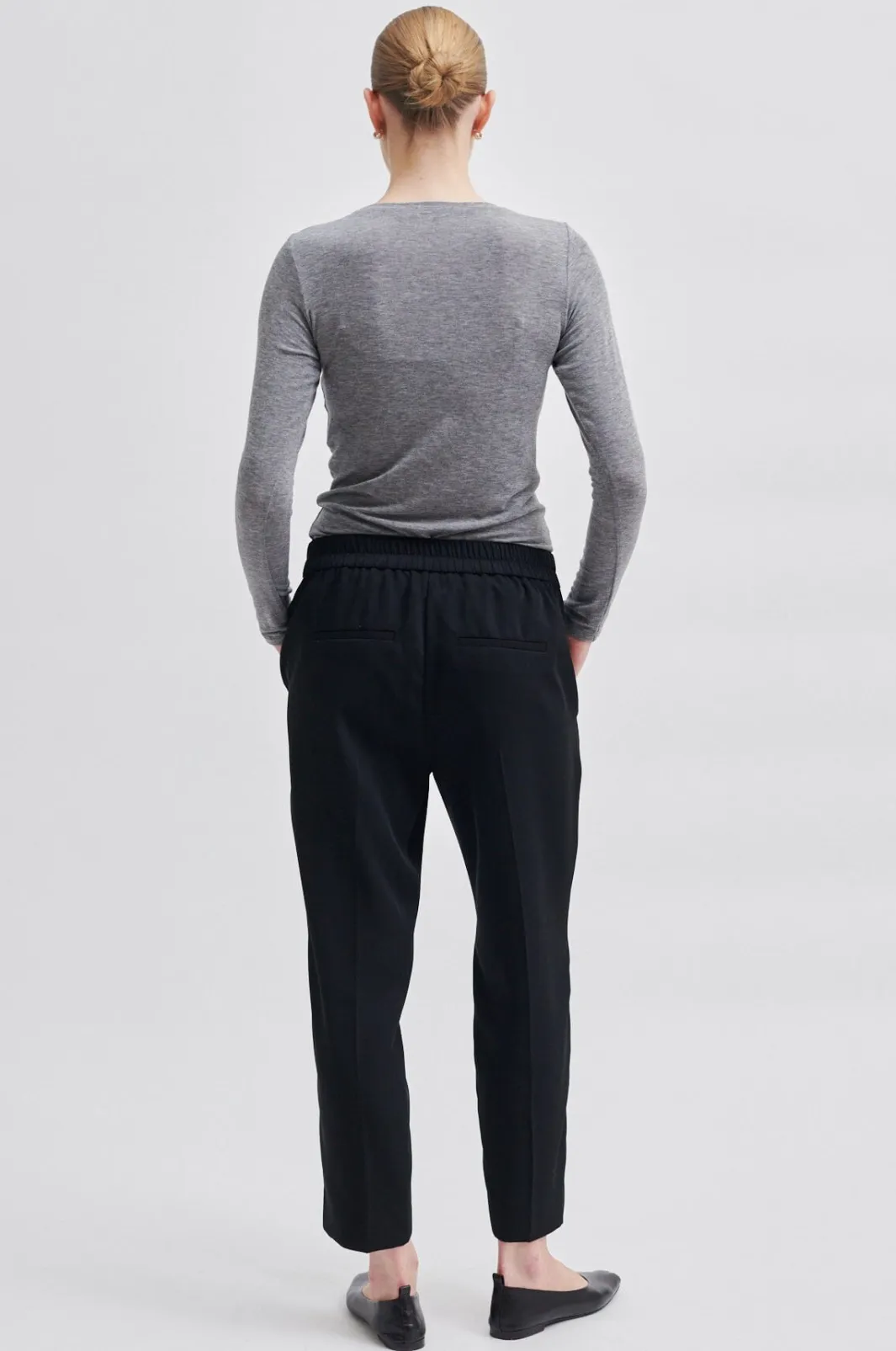 Online Second Female Garbo Trousers 53964 8001 Black