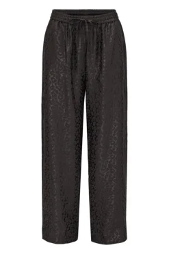 Discount Karmamia Garcia Pants 2248 Black Leo Silk
