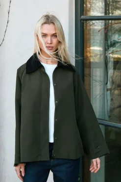 Neo Noir Gatbi Clean Jacket 164226 Dark Green