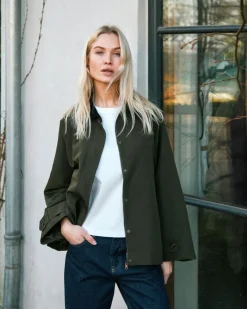 Neo Noir Gatbi Clean Jacket 164226 Dark Green