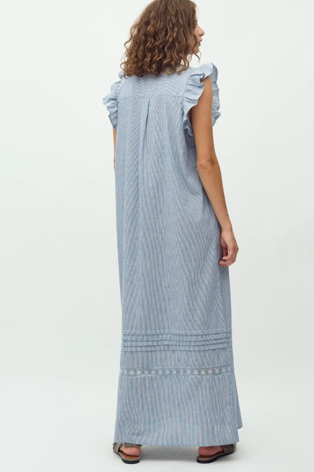 Outlet MbyM Gemala X-Long-M 59310261 Q24 Blue White Stripe