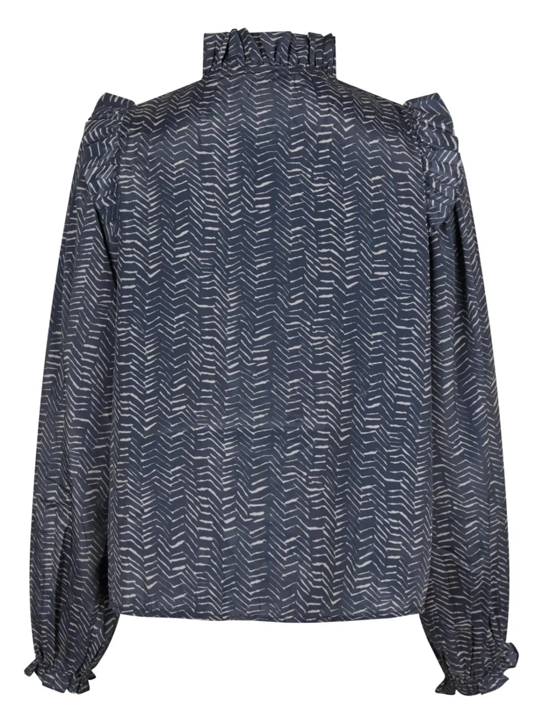 Best Neo Noir Gemmi Zigzag Duo Blouse Midnight Blue
