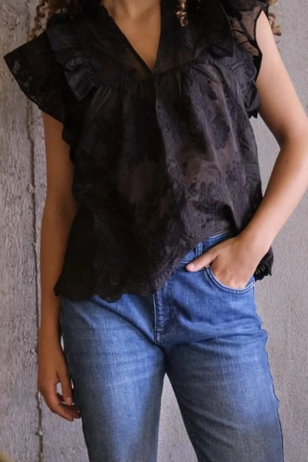 Discount Neo Noir Georgina Denim Pants Blue