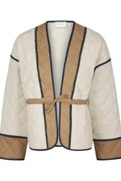Online Neo Noir Gerdi Solid Quilt Jacket 164871 122