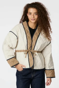 Online Neo Noir Gerdi Solid Quilt Jacket 164871 122