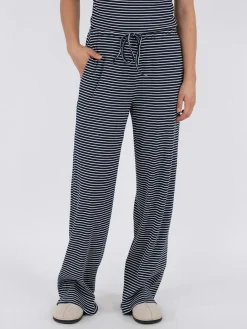 Outlet Neo Noir Geri Stripe Pants Dark Navy