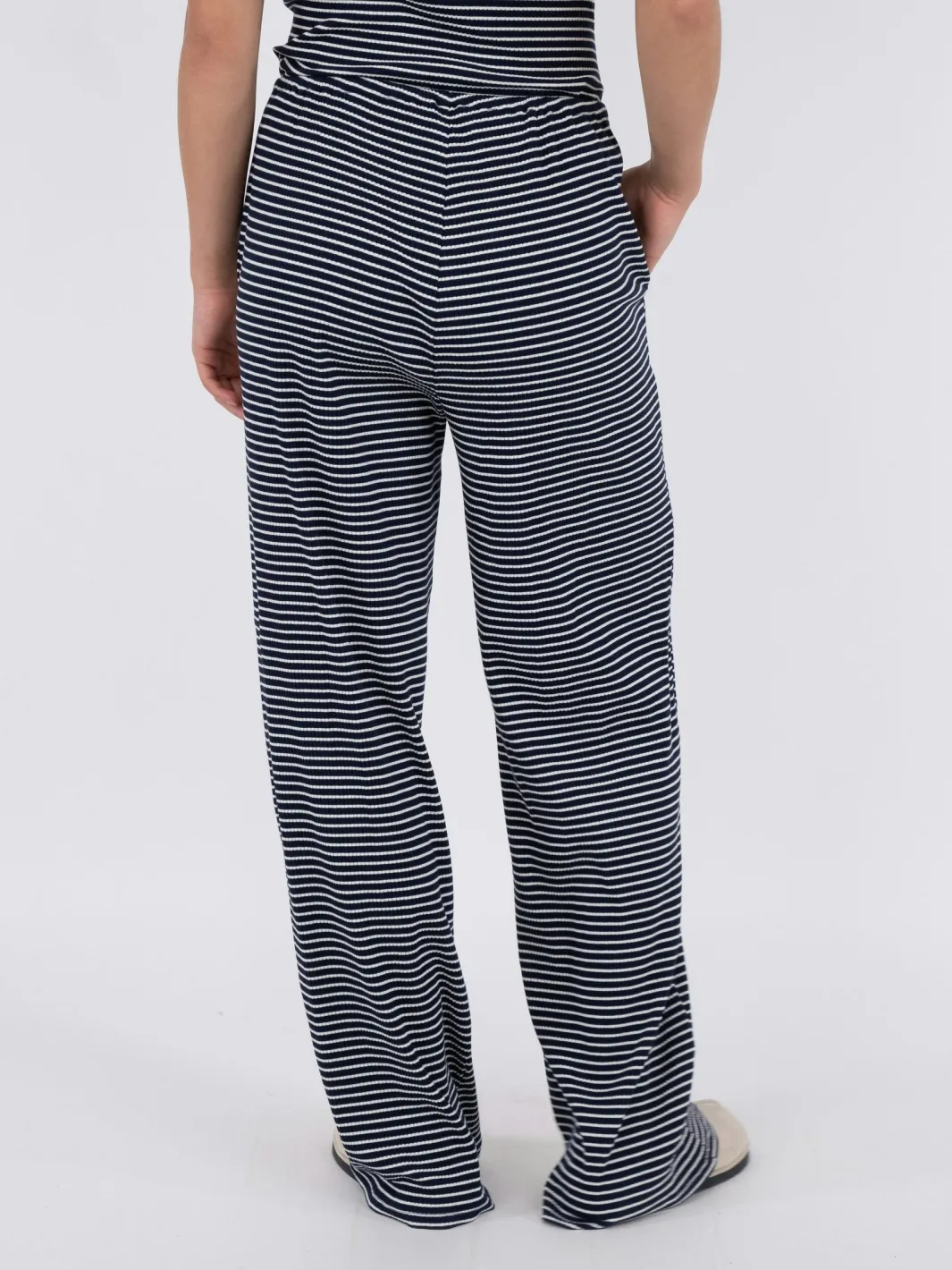 Outlet Neo Noir Geri Stripe Pants Dark Navy