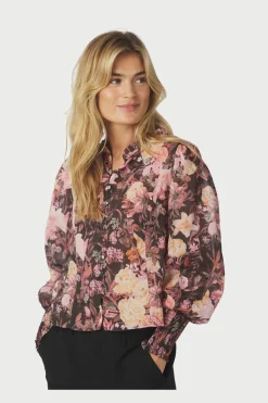 Discount Neo Noir Gilda Big Flower Blouse 166925 100