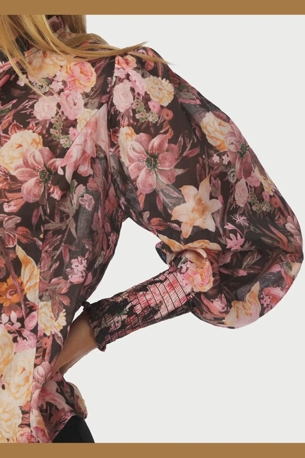 Discount Neo Noir Gilda Big Flower Blouse 166925 100