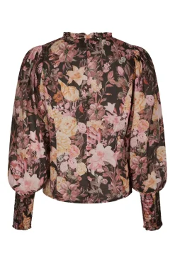 Discount Neo Noir Gilda Big Flower Blouse 166925 100