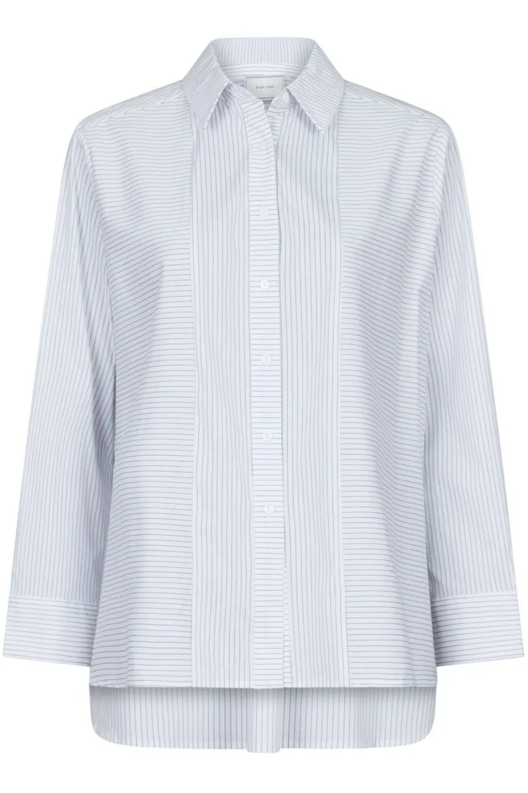 Hot Neo Noir Gili Stripe Shirt White