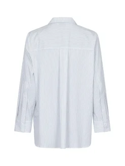Hot Neo Noir Gili Stripe Shirt White