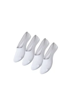 Online Pieces Gilly Footies 4-Pack Bright White