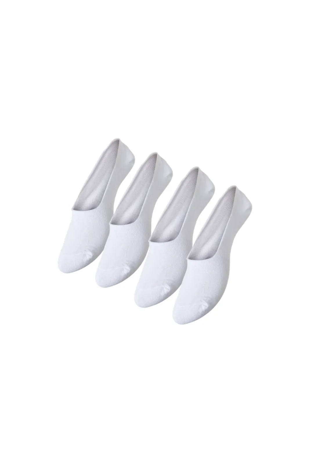 Online Pieces Gilly Footies 4-Pack Bright White