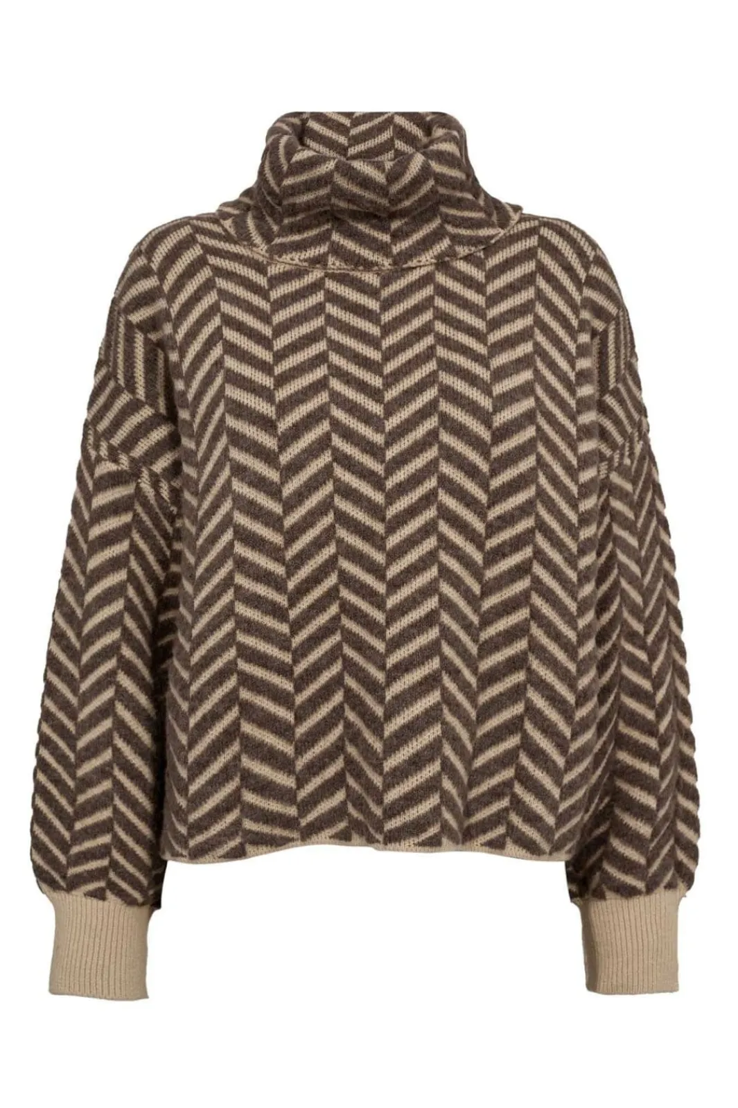 Discount Gossia Ginago Sweater G2168 Sand Brown Mix