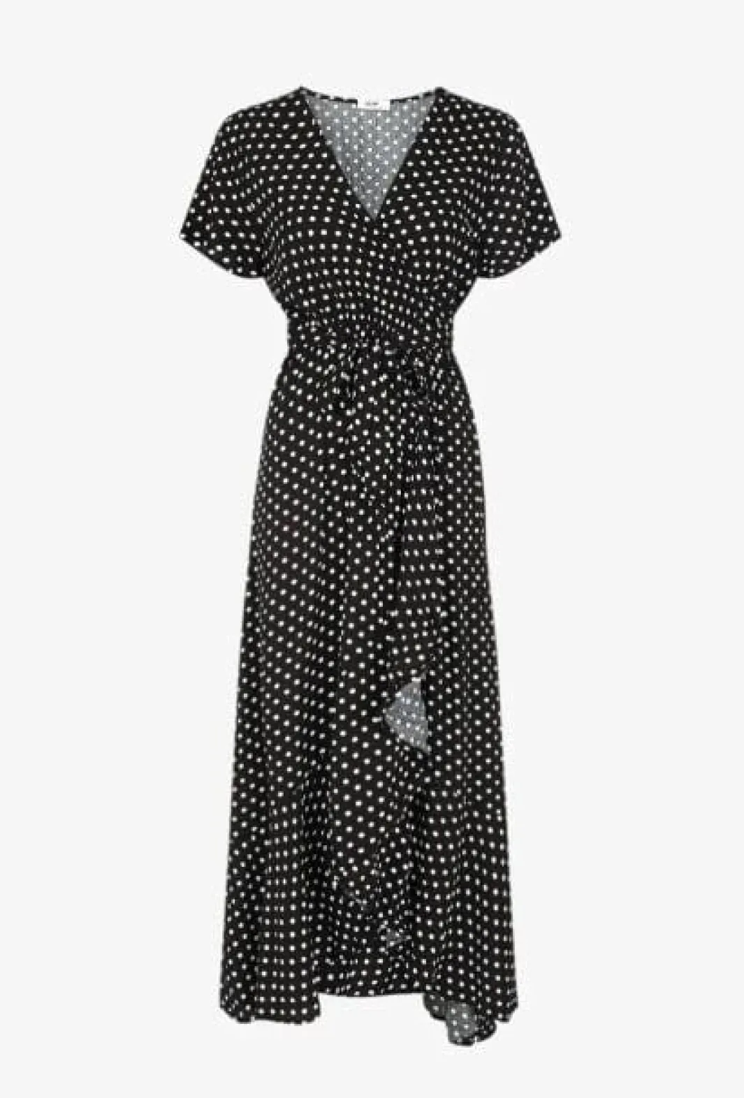 Best A-bee Ginevra Dot Wrap Dress Black