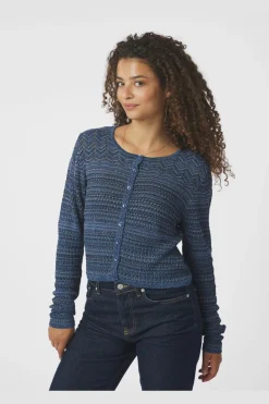 Sale Neo Noir Gini Chevron Knit Cardigan 166461 141