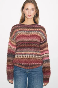 Best Noella Gio Knit Sweater 1047 Rust Mix