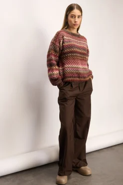 Best Noella Gio Knit Sweater 1047 Rust Mix