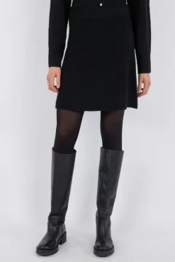 Hot Neo Noir Gisa Knit Skirt Black