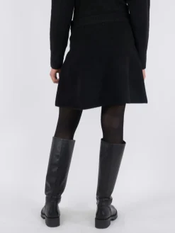 Hot Neo Noir Gisa Knit Skirt Black