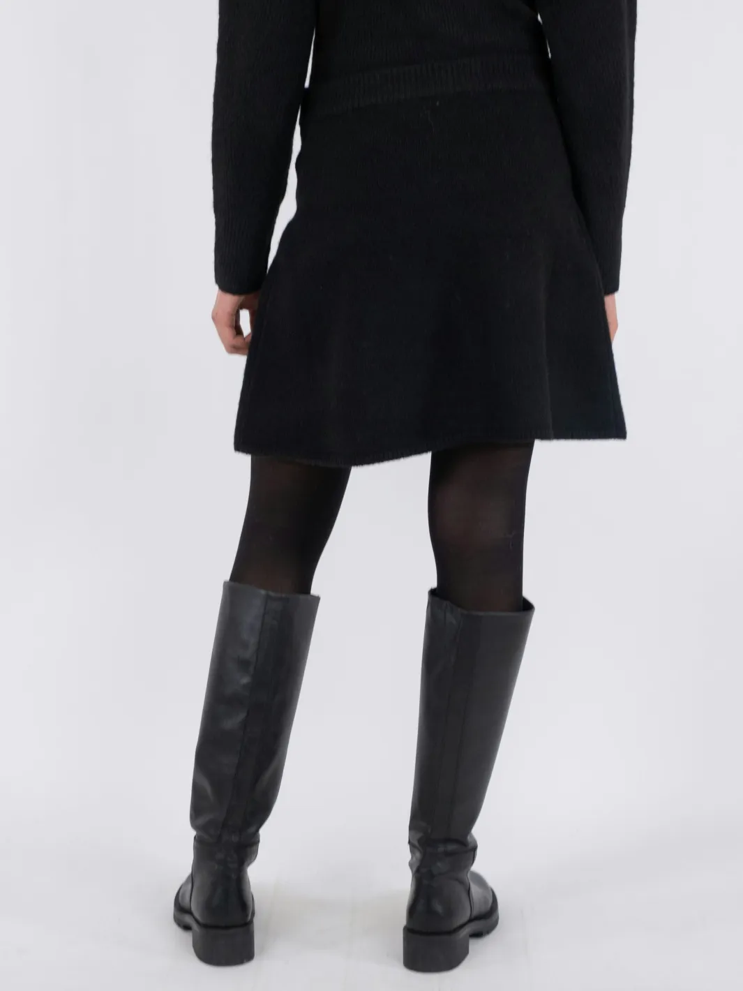 Hot Neo Noir Gisa Knit Skirt Black