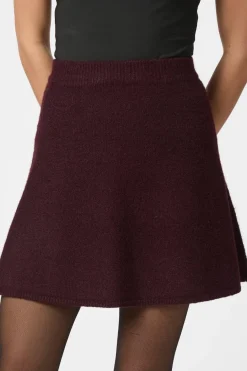 Clearance Neo Noir Gisa Knit Skirt 161228 682
