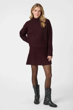 Clearance Neo Noir Gisa Knit Skirt 161228 682