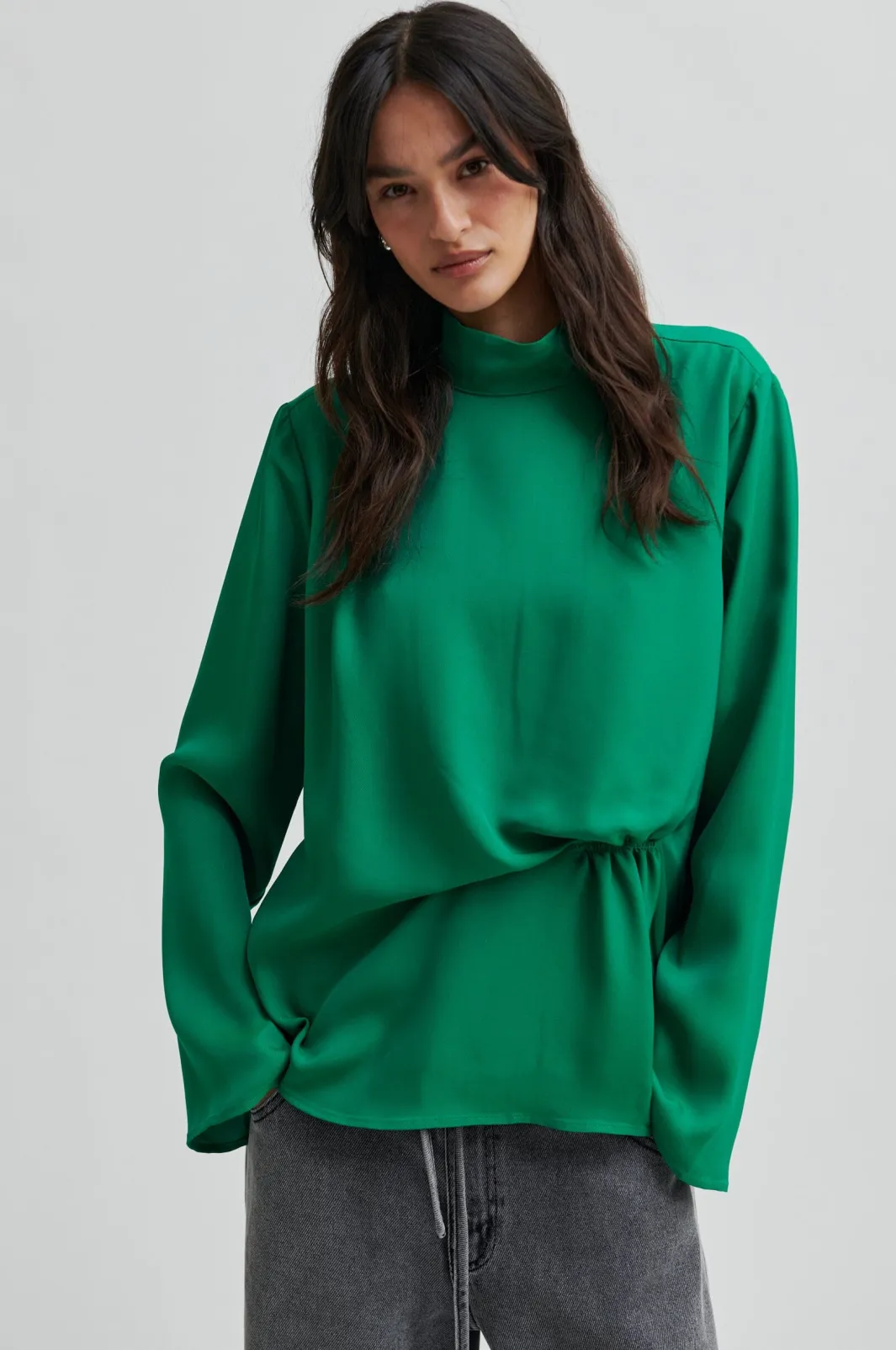 New Second Female Glara Blouse 60196 4026 Lush Meadow