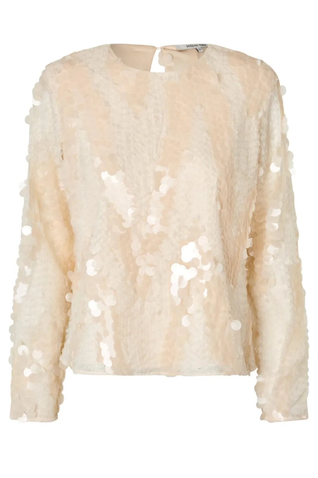 Outlet Second Female Glimmer Blouse 60207 1045 Jet Stream