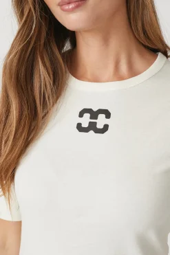 Co´Couture Grannycc Logo Tee 33101 11 Off White
