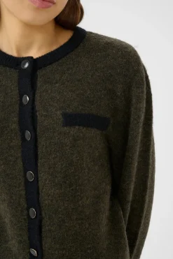 Sale Gestuz Gzalpha Ls Contrast Cardigan 10910459 108313