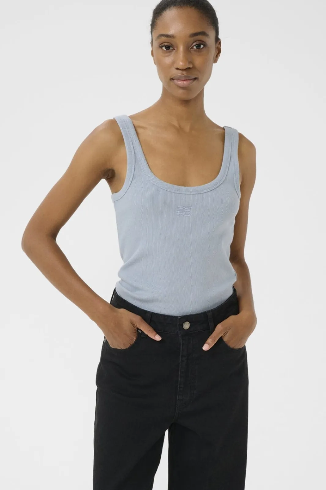 Discount Gestuz Gzdrew Logo Top 2.0 105098 Grey Blue