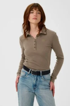 Sale Gestuz Gzdrew Ls Polo Top 10911272 181112