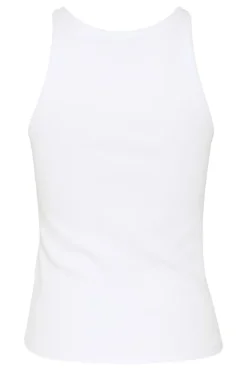 Gestuz Gzdrew Rhinestone Logo Tank 110601 Bright White