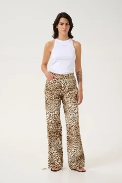 Outlet Gestuz Gzleonia Pants 107265 Leopard Print