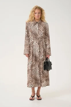 Discount Gestuz Gzmareen P Ls Dress 107188 Light Leopard