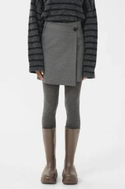 Clearance Gestuz Gzpaula Melange Wrap Skirt 10910495 100494