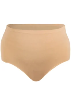 Clearance Soft basic Haily High brief 2 pak nude