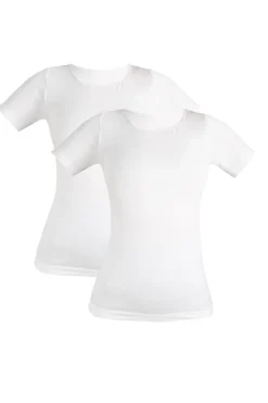 Soft basic Haily t-shirt 2 pak white
