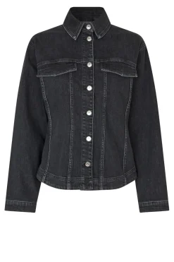 New Second Female Halliot Denim Jacket 60501 8998 Black denim