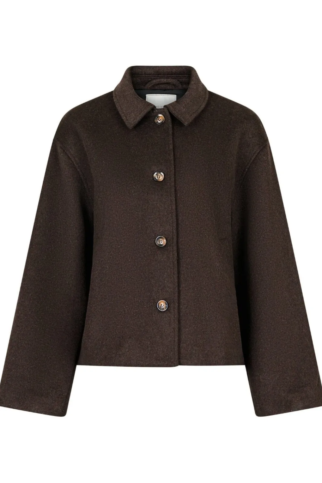 Discount Neo Noir Hamra Wool Jacket Chocolate Brown