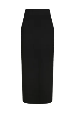 Discount Neo Noir Hansa Smooth Knit Skirt 167267 100