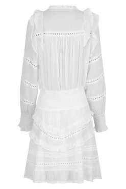 Outlet Neo Noir Harmoni S Voile Dress White